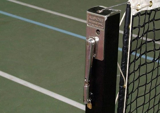 Allsports Tennis Net Post Internal Winder System - Stainless Steel