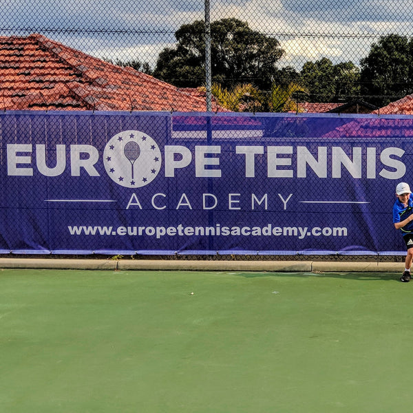 Printed Banner Mesh Europe Tennis Academy
